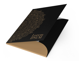 Impresión Carpeta de negocios personalidadas con el logo de la empresa